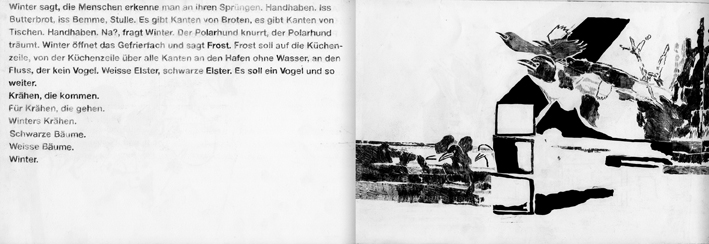 Gesa Foken Bettina Wohlfender Unter ferner Winter 8 Kuenstlerbuch artist book edition d´artiste